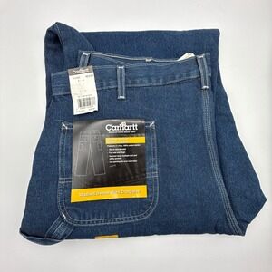 Carhartt B113 Darkstone DST Denim Loose Fit Tapered Leg Mens Jeans 42X30 NWT NOS